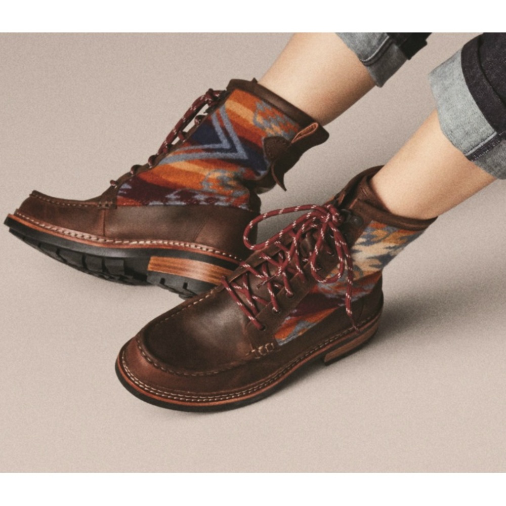 Clark’s Pendleton Boots, peviously loved, lots  of life left.
